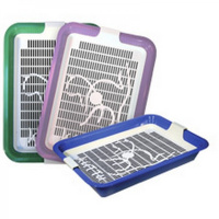 Кiti Туалет с сеткой малый для кошек и котят, 33*24*5 см.