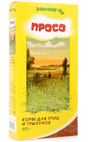 Зоомир Просо корм для птиц и грызунов, 400 г. [уценка]