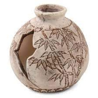 Грот "Ваза Бамбук", терракота, 90*90*98мм