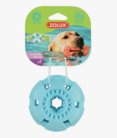 ZOLUX, Игрушка из термопластичной резины, "Мяч Мус", голубая, 9.5 см