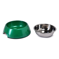 SeperDesign миска на мелам.подставке зел.перламутр 160 мл