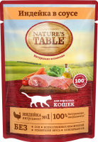 Nature's Table пауч Индейка Соус 85г