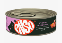 ENSO конс. д/кошек, паштет с ягненком и морковью, банка 100 г