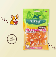 Титбит Лакомство для собак Мармелад мясной с Индейкой 120г