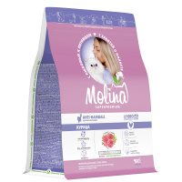 MOLINA Сухой корм для кошек с курицей. Вывод шерсти (400 гр)