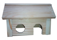 Зоомарк Домик "Баня" для грызунов, 12*13*18 см