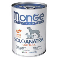 Монж Dog Monoprotein Solo консервы для собак паштет из утки 400г