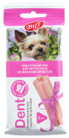 TiTBiT Biff DENT жевательный снек для собак мелких пород, со вкусом креветки 5шт.