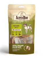 AlpenHof Хрустящие колечки из трахеи теленка для собак 50 г.А703