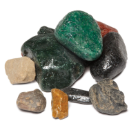 Галька речная смесь, Триол [уценка] (2кг, 20-30мм)