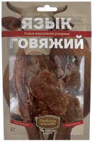 Деревенские лакомства Язык говяжий для собак 50г [уценка]