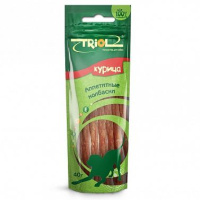 Триол Колбаски для собак, курица, 40 г.