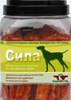 Грин Кьюзин Лакомство для собак СИЛА, Сушеная куриная вырезка, ПОШТУЧНО [уценка]