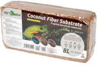 Repti Zoo Субстрат кокосовый тропический, 620 г./8л, мелкая фракция, Repti-Zoo 83965010 (620г/8л)