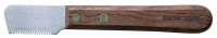 SHOW TECH тримминговочный нож 3260 с деревянной ручкой для шерсти средней жесткости ( 34002)
