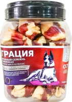 Грин Кьюзин Лакомство для собак, Грация, Печеный селезень в яблоках, ПОШТУЧНО [уценка]