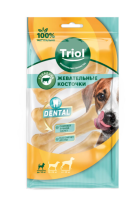 Триол Кость из жил жевательная DENTAL 7,5 см. [уп.4шт.]