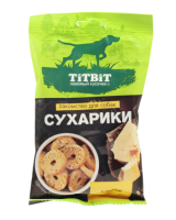 Титбит Сухарики с сыром лакомство для собак 55г