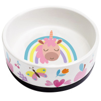 Миска керамическая на резинке "Единорог", 0,45л ТРИОЛ