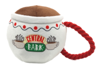 Игрушка Mr.Kranch для собак Кофейная чашечка с пищалкой, новогодняя серия