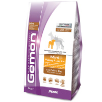 Джемон Dog Mini корм для щенков мелких пород курица с рисом (3кг)