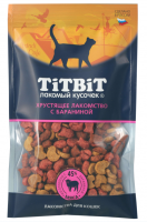 Титбит Лакомство д/кошек хрустящее с бараниной 60г [уценка]