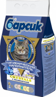 Барсик Crystals силикагелевый наполнитель для кошек, 4,54 л.