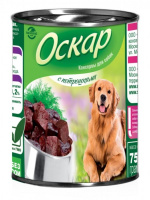 Оскар консервы для собак [потрошки] 750 г.