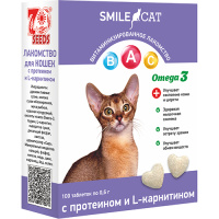 Smile Cat Лакомство для кошек 100 т.[60 г.]
