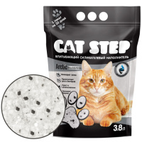 Cat Step Arctic Black&White, наполнитель впитывающий силикагелевый, 3,8л