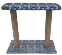 ДРУЖОК 026 Когтеточка двойная с полочкой