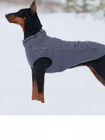 Жилет зимний для собак "Аляска" темно-серый OSSO (р. 50-1)