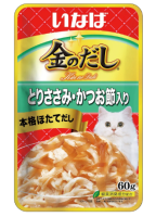 Влажный корм для кошек Inaba Kinnodashi Куриное филе с кацуобуси 60 г