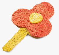 Игрушка NATURAL для грызунов из люфы "Цветочек", 80мм