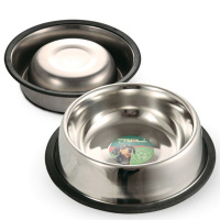 Триол Миска Металлическая на резиновой основе 1504 0,7л. (0,2 л)
