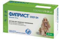 Капли Фиприст Спот ОН от эктопаразитов для собак KRKA ПОШТУЧНО (10-20 кг)