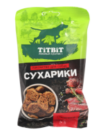 Титбит Сухарики с телятиной лакомство для собак 55г