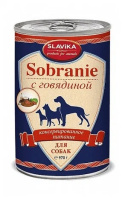Славика Собрание для собак с говядиной 970 г.