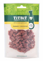 Титбит Рыбки с лососем д/кошек Мягкие снеки 50г
