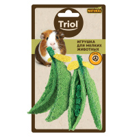 Триол Набор игрушек для мелких животных из люфы "Горошек", 90 мм., серия NATURAL , Triol