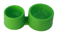 Миска двойная д/грызунов 12*7см, 9*7см