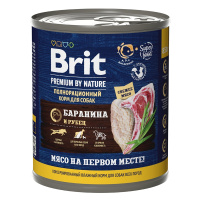 Brit Premium by Nature консервы с бараниной с рубцом для взрослых собак всех пород, 850 г.