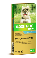 Дронтал для собак Плюс Bayer ПОШТУЧНО