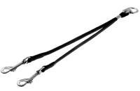 Сворка регулируемая с вертлюгом [лента-чулок] 8 мм [чёрная] 79-1892