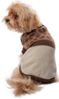 Gamma Свитер для животных "Сахара" (XS, бежево-коричневый, 20см)