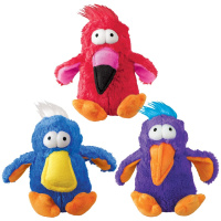 KONG Игрушка для собак "Птица DoDo", плюшевая 19х11,4 см, цвета в ассортименте