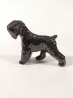 Скульптура 2522 Черный терьер фарфор