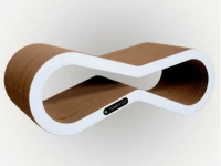 Когтеточка Малибу белый 60х22х20 см. Томми Кэт