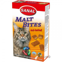 Санал д/к хрустящие подушечки с мальт пастой, ТАУРИНОМ и Вит. A,D,E 75 г 1*6 157100