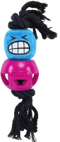 Игрушка для собак JOYSER Cageball Funhead Jack с резиновым мячом и пищалкой (M розовый, 37 см)
